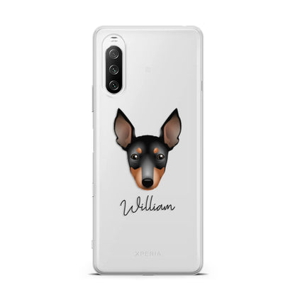 English Toy Terrier Personalised Sony Xperia 10 III Case