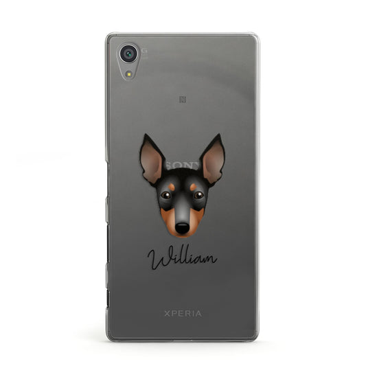 English Toy Terrier Personalised Sony Xperia Case