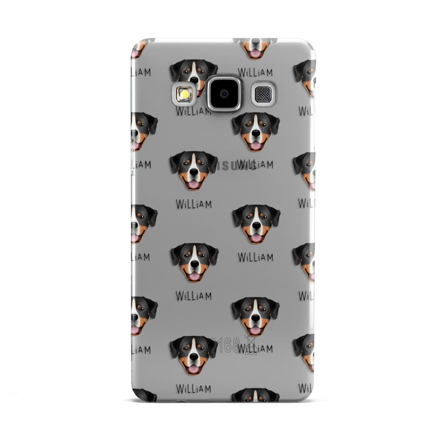 Entlebucher Mountain Dog Icon with Name Samsung Galaxy A5 Case