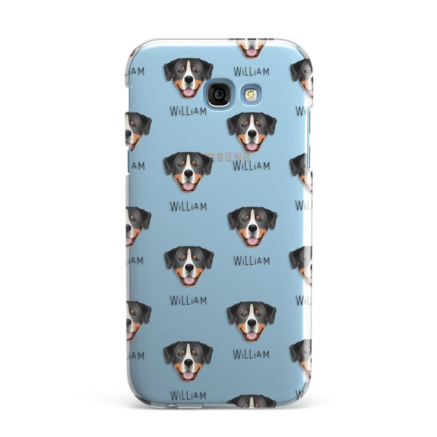 Entlebucher Mountain Dog Icon with Name Samsung Galaxy A7 2017 Case