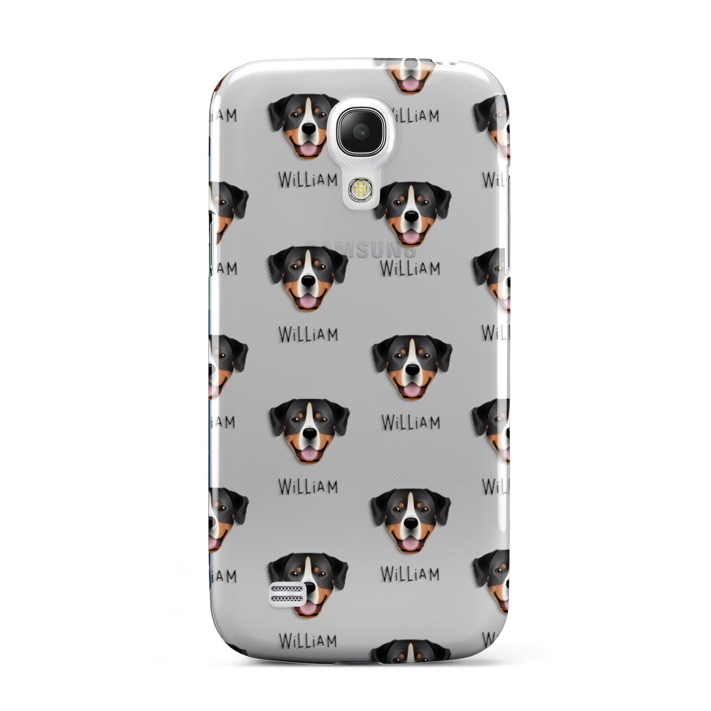 Entlebucher Mountain Dog Icon with Name Samsung Galaxy S4 Mini Case