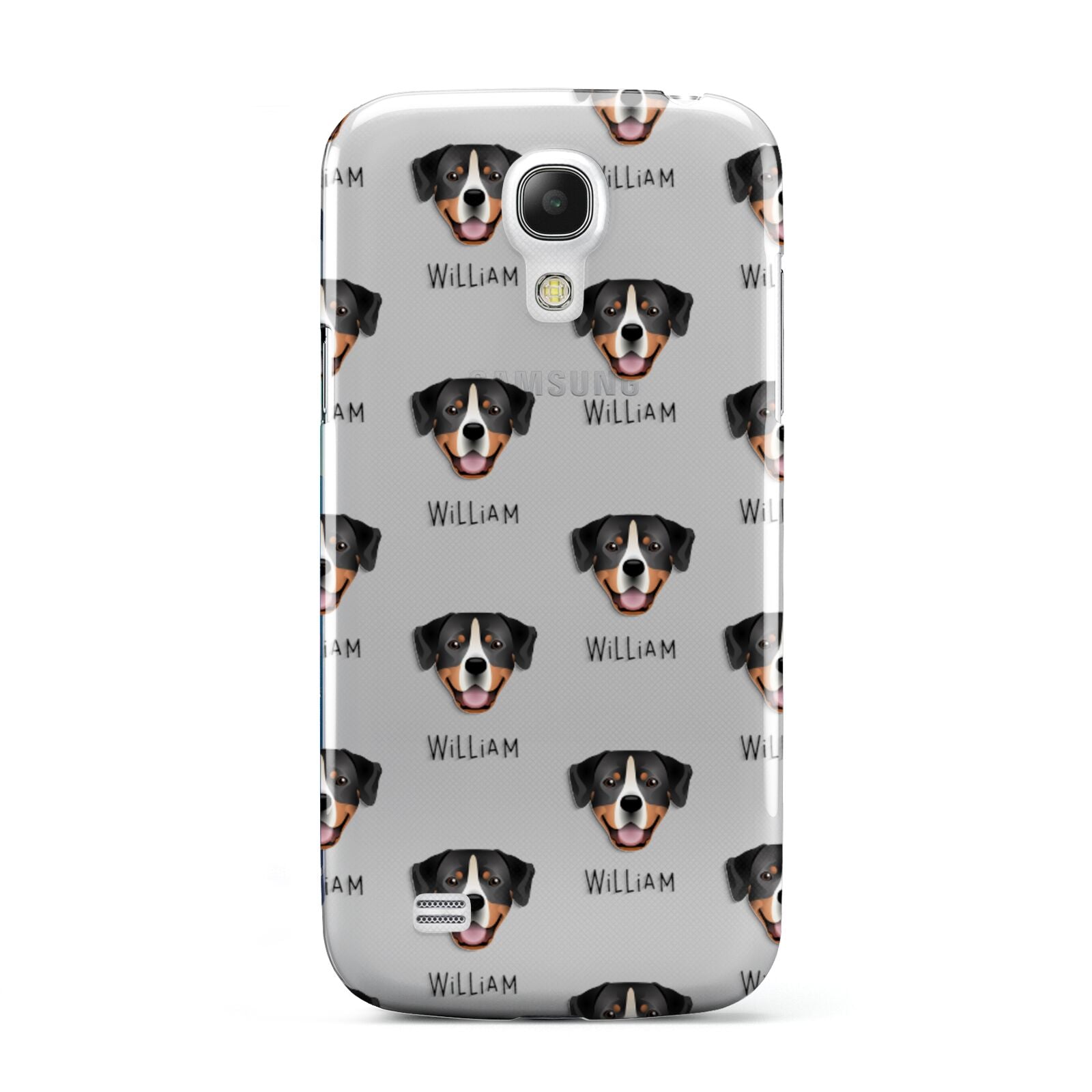 Entlebucher Mountain Dog Icon with Name Samsung Galaxy S4 Mini Case