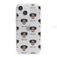 Entlebucher Mountain Dog Icon with Name iPhone 13 Mini Clear Bumper Case