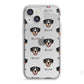 Entlebucher Mountain Dog Icon with Name iPhone 13 Mini TPU Impact Case with White Edges