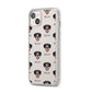 Entlebucher Mountain Dog Icon with Name iPhone 14 Plus Clear Tough Case Starlight Angled Image