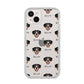 Entlebucher Mountain Dog Icon with Name iPhone 14 Plus Clear Tough Case Starlight