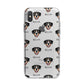 Entlebucher Mountain Dog Icon with Name iPhone X Bumper Case on Silver iPhone Alternative Image 1