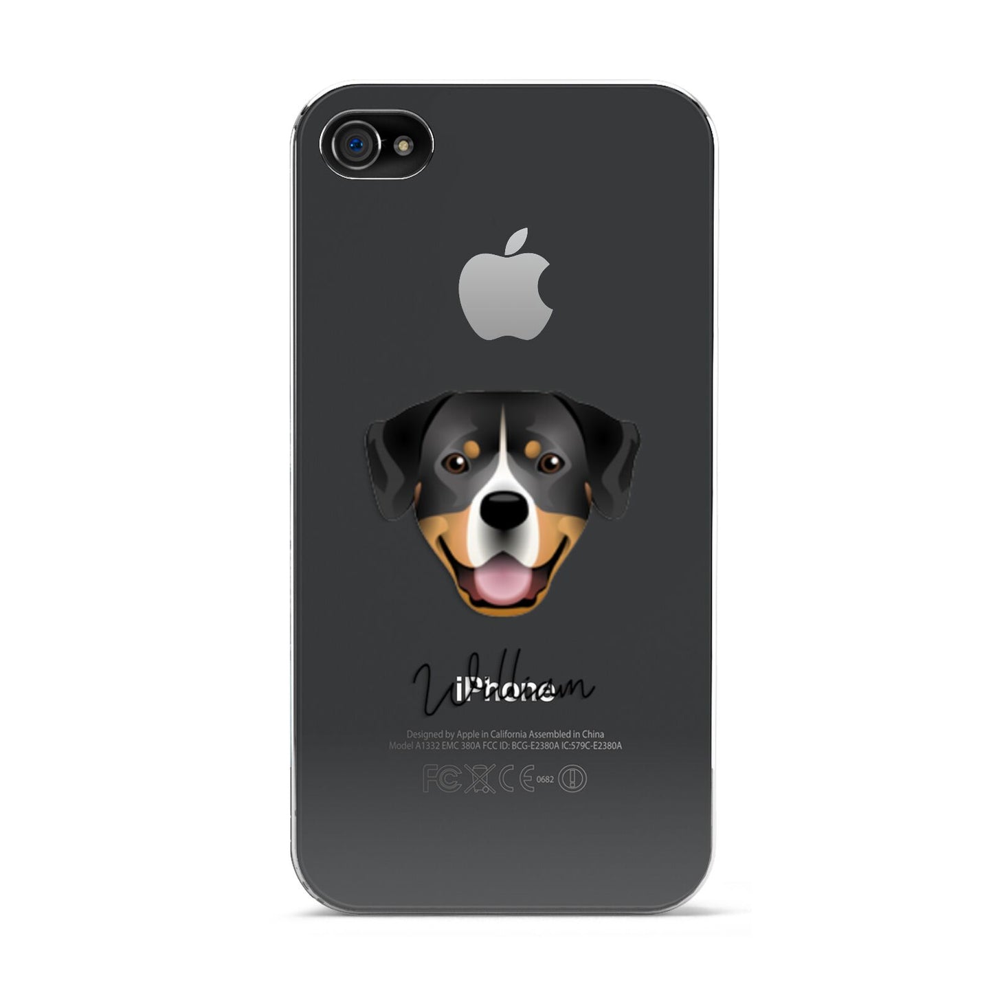 Entlebucher Mountain Dog Personalised Apple iPhone 4s Case
