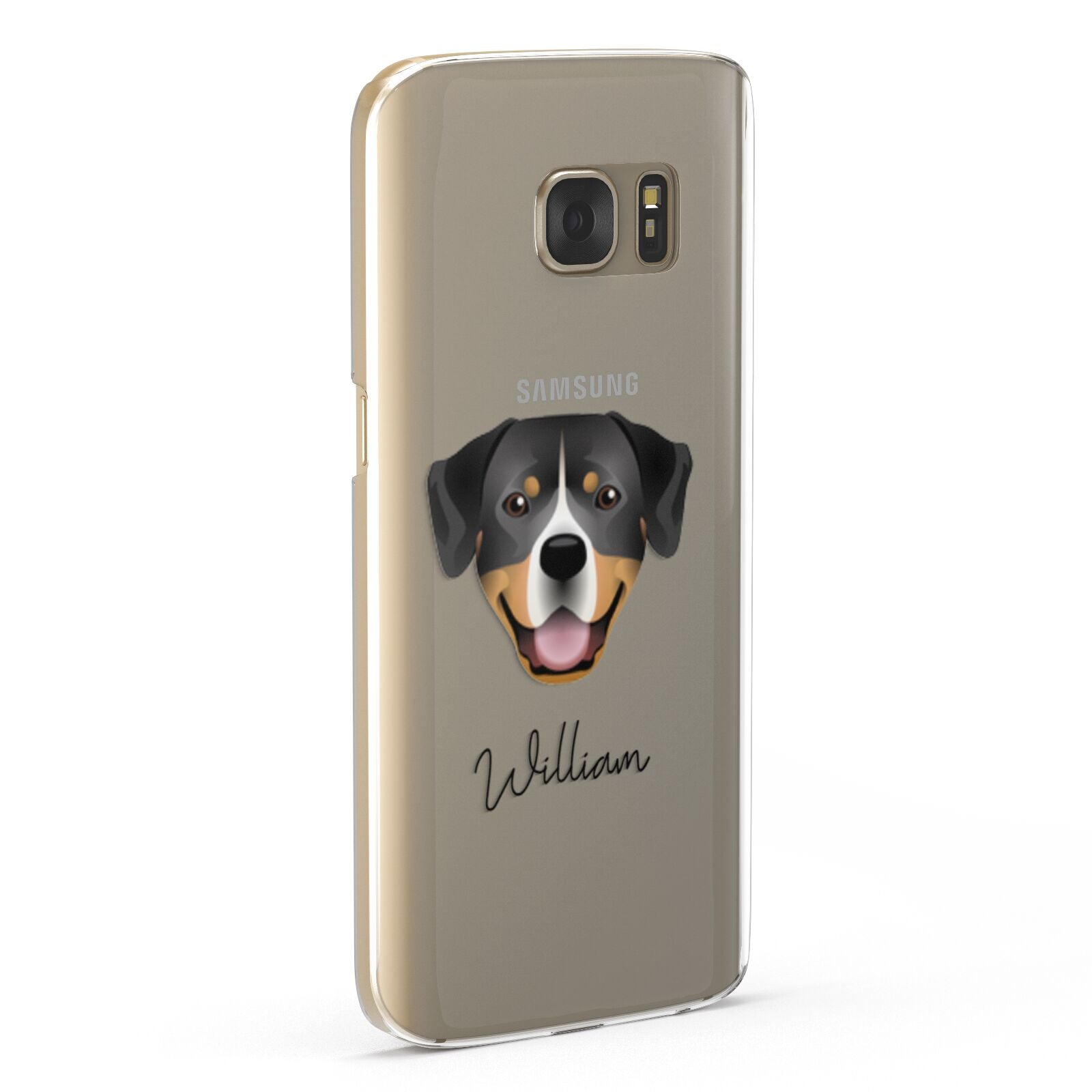 Entlebucher Mountain Dog Personalised Samsung Galaxy Case Fourty Five Degrees