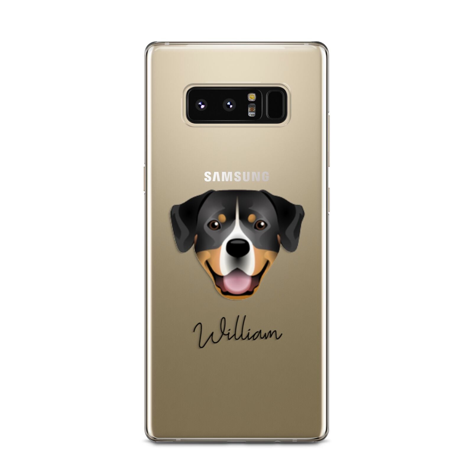 Entlebucher Mountain Dog Personalised Samsung Galaxy Note 8 Case