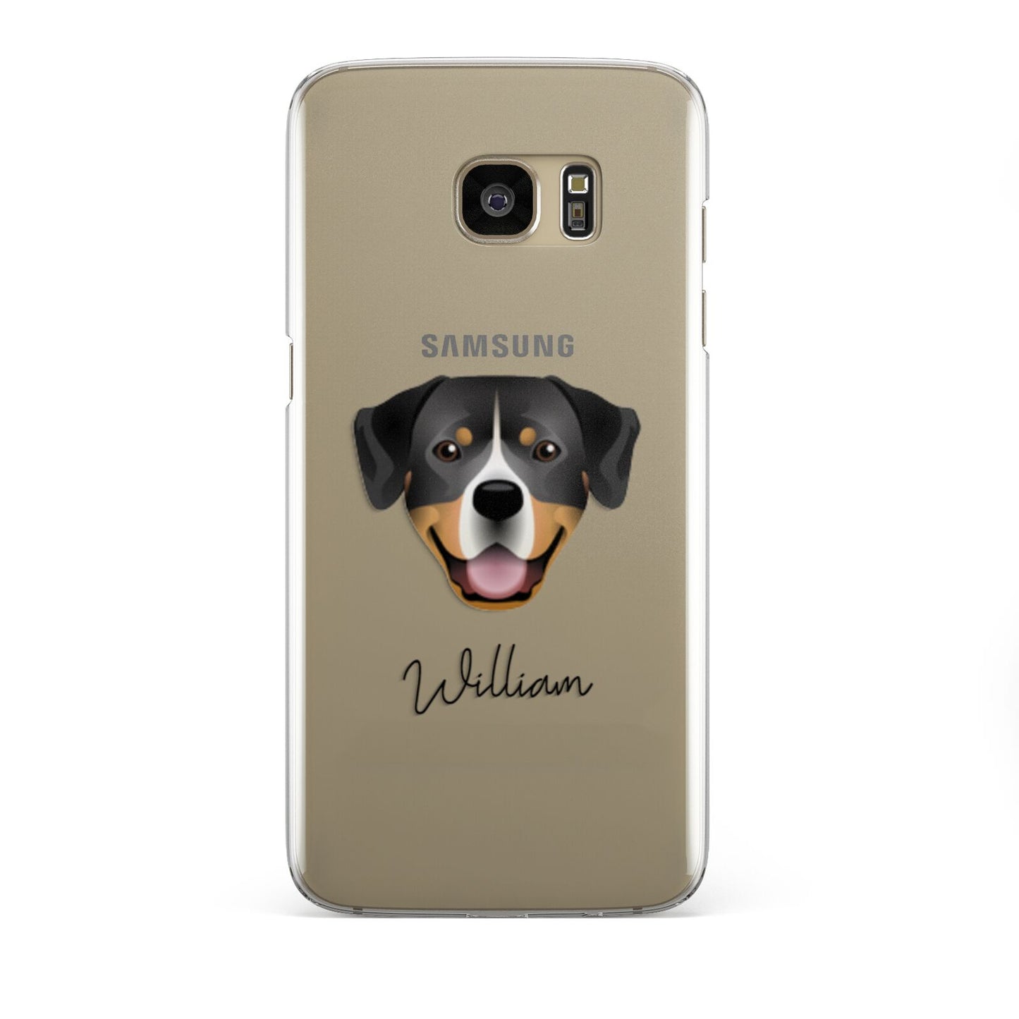 Entlebucher Mountain Dog Personalised Samsung Galaxy S7 Edge Case