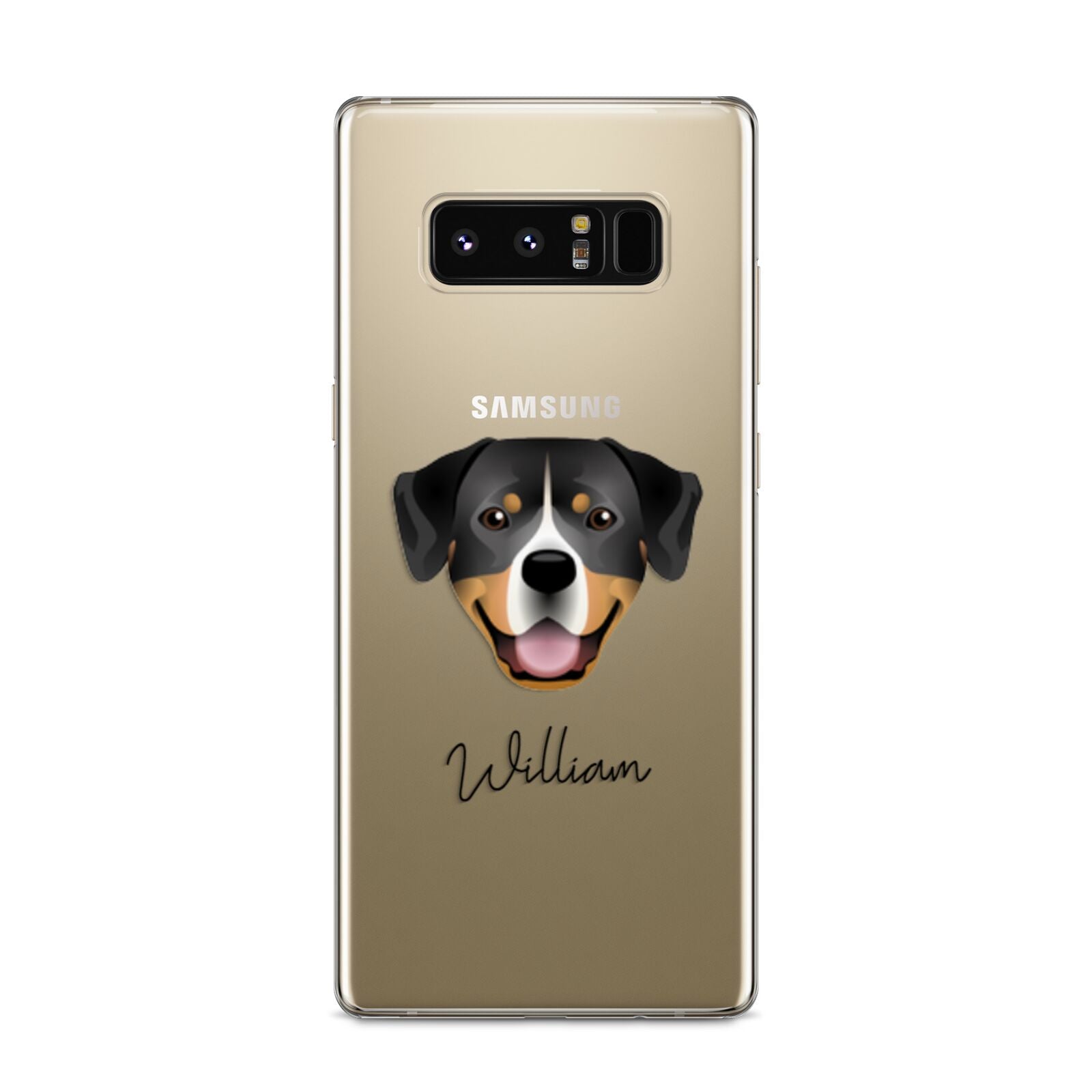 Entlebucher Mountain Dog Personalised Samsung Galaxy S8 Case
