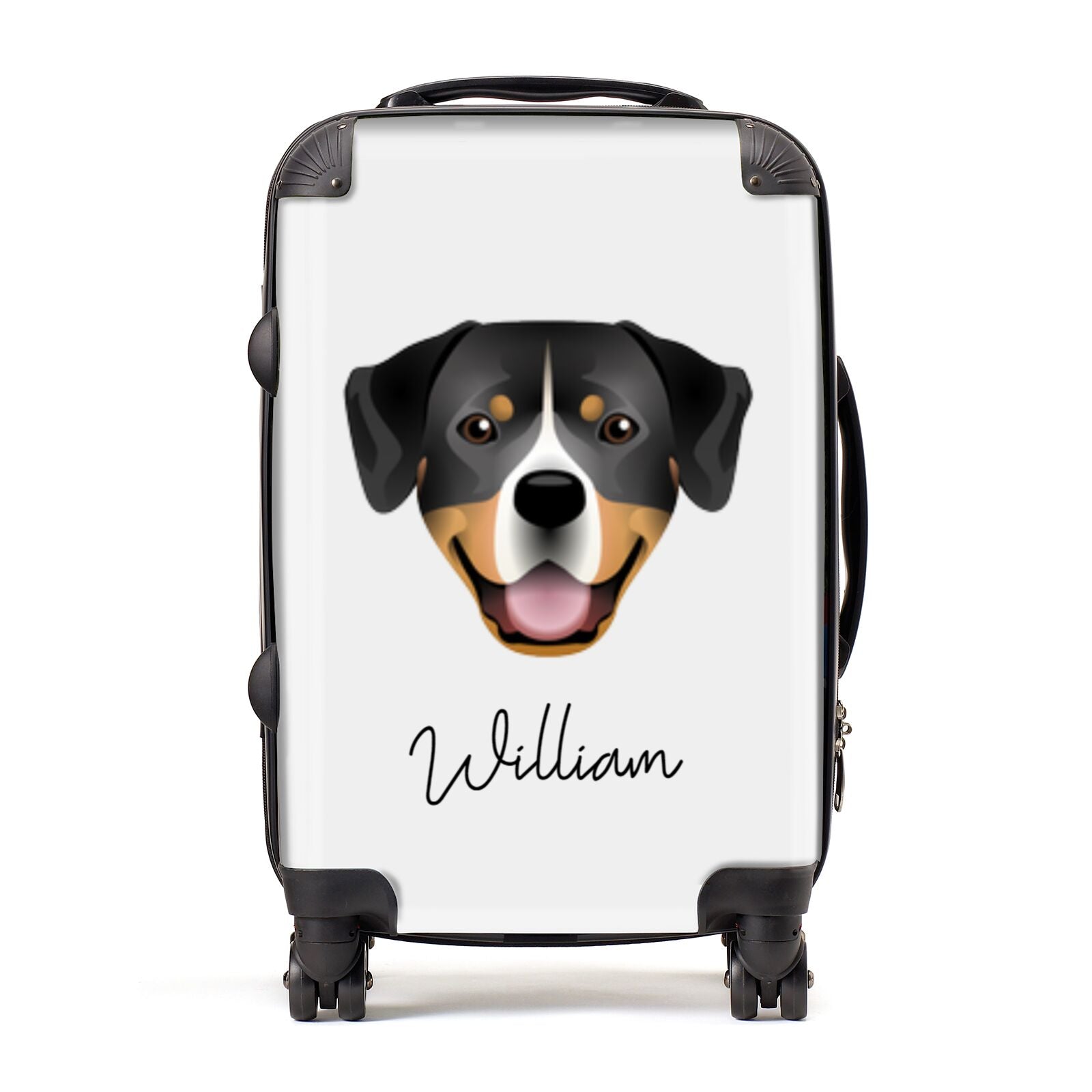 Entlebucher Mountain Dog Personalised Suitcase