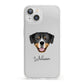 Entlebucher Mountain Dog Personalised iPhone 13 Clear Bumper Case