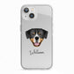 Entlebucher Mountain Dog Personalised iPhone 13 TPU Impact Case with White Edges