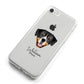 Entlebucher Mountain Dog Personalised iPhone 8 Bumper Case on Silver iPhone Alternative Image