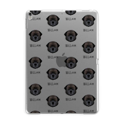 Estrela Mountain Dog Icon with Name Apple iPad Silver Case
