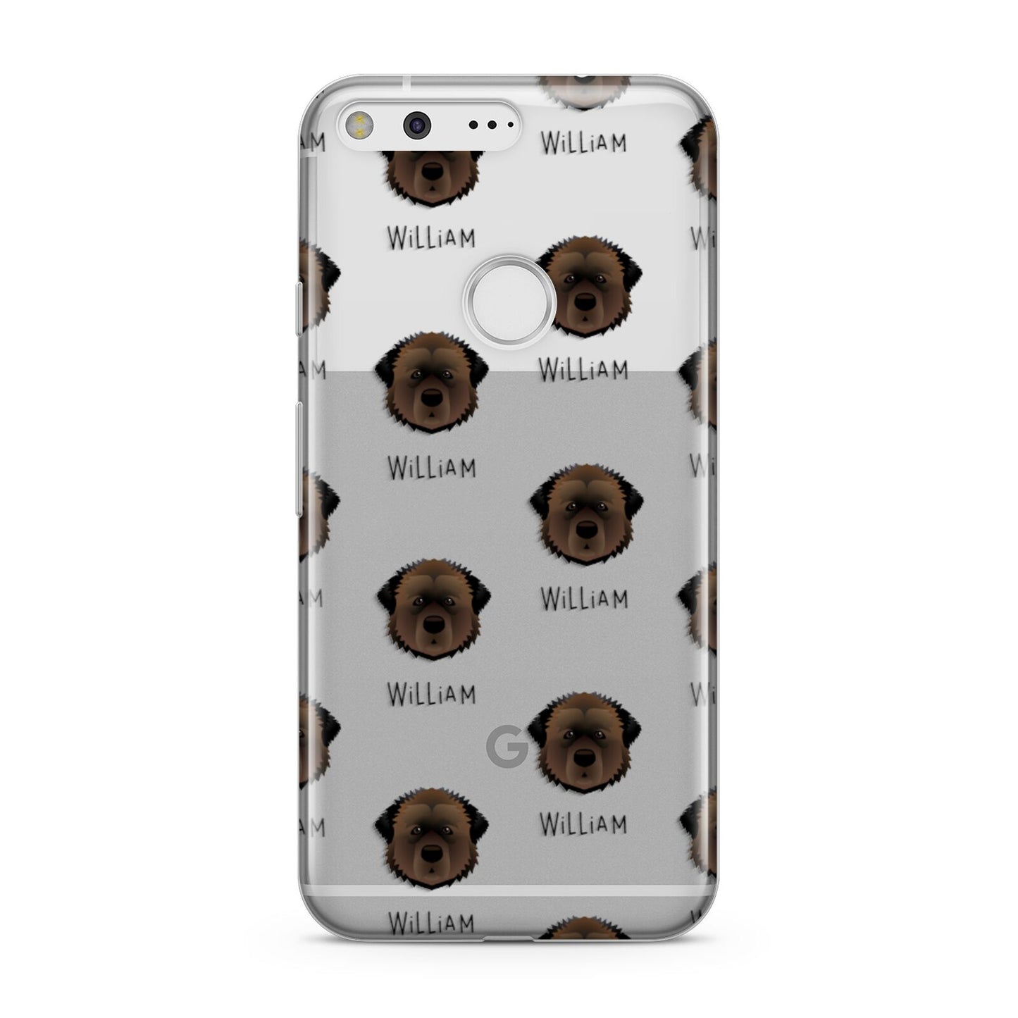 Estrela Mountain Dog Icon with Name Google Pixel Case