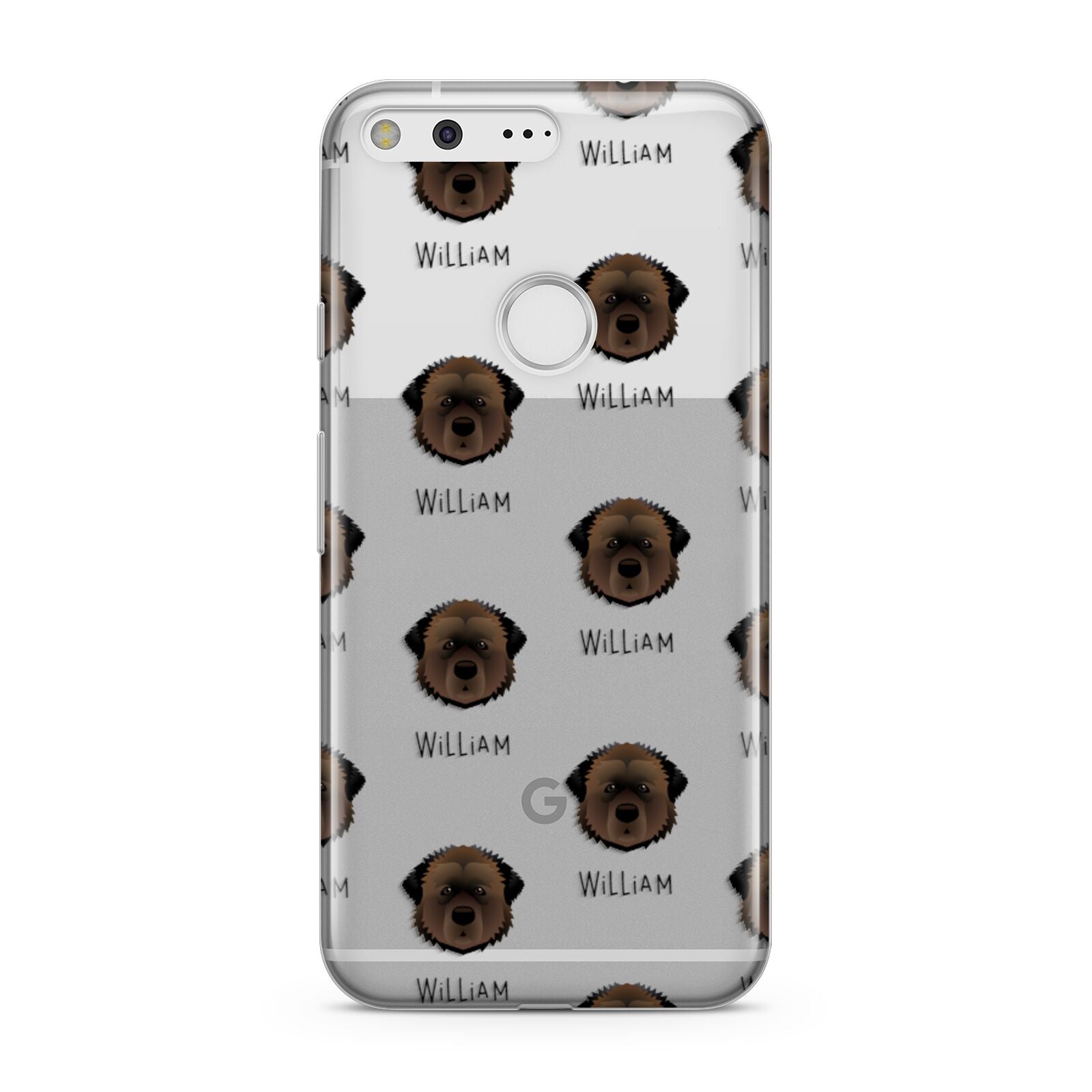 Estrela Mountain Dog Icon with Name Google Pixel Case