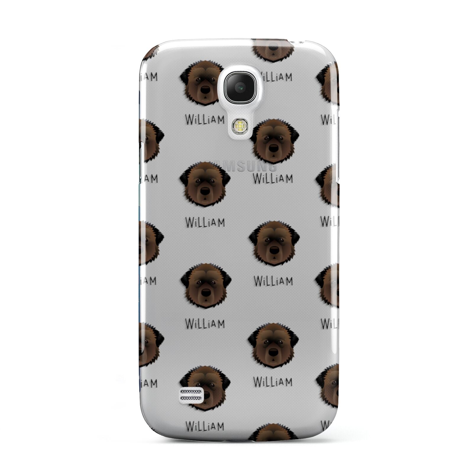 Estrela Mountain Dog Icon with Name Samsung Galaxy S4 Mini Case