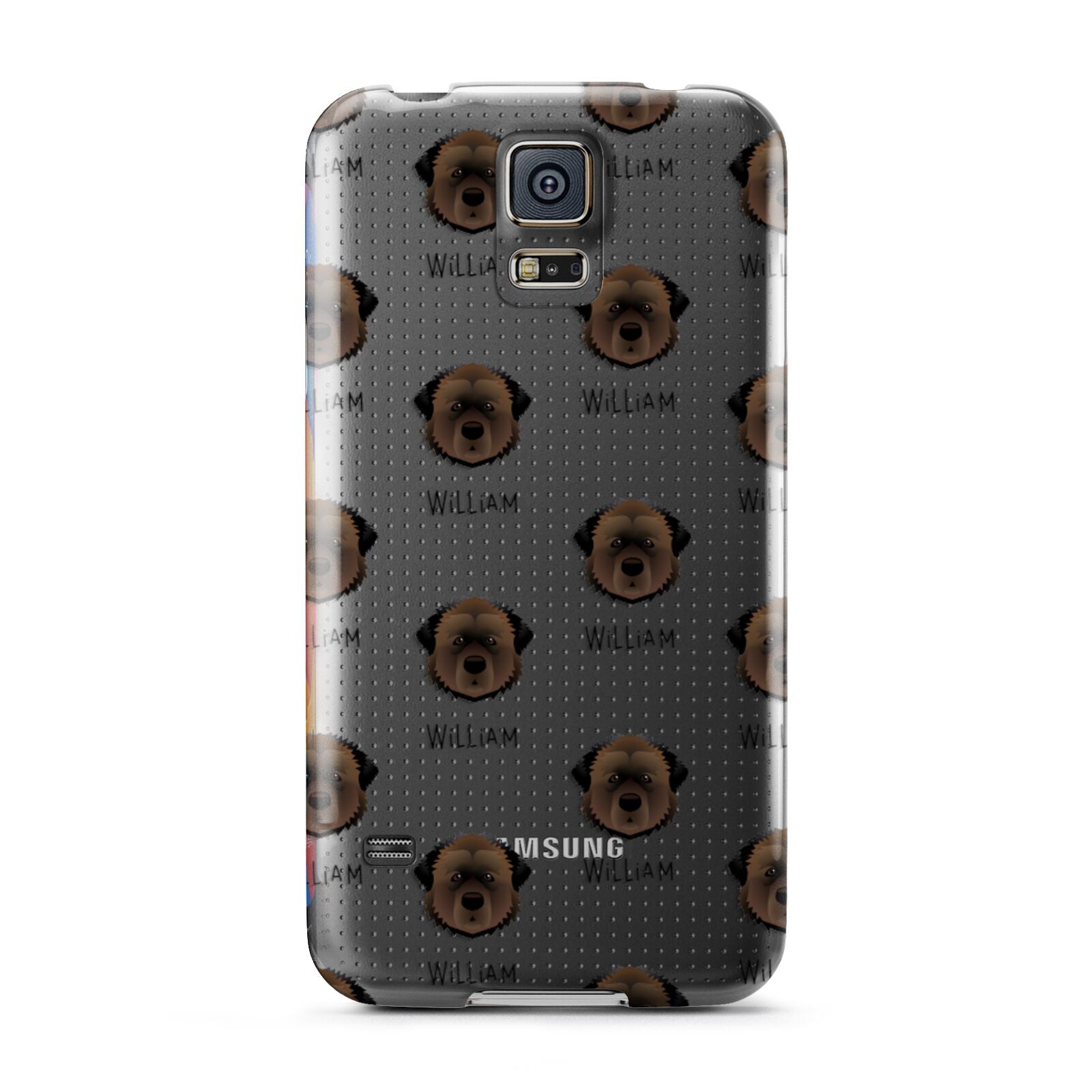 Estrela Mountain Dog Icon with Name Samsung Galaxy S5 Case