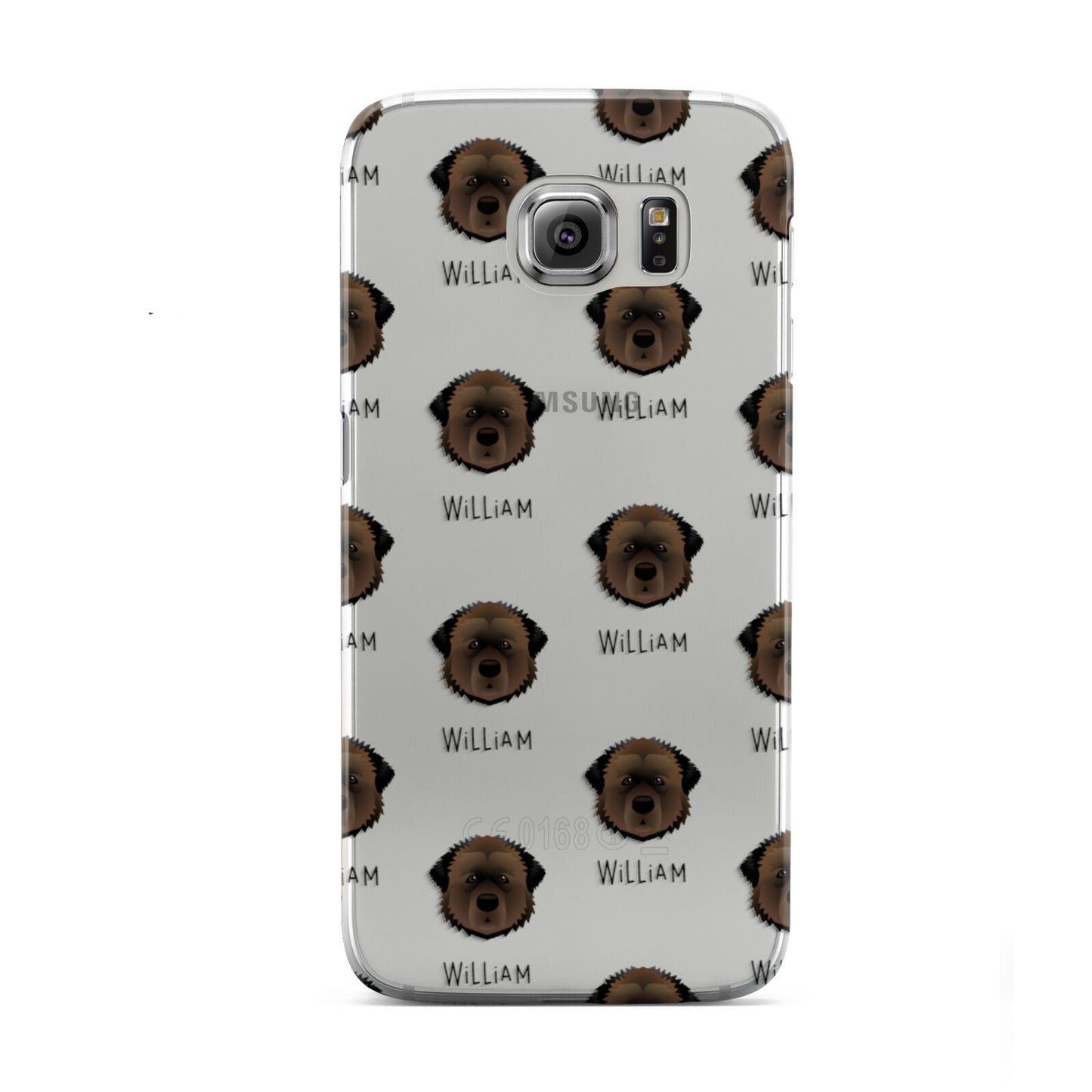 Estrela Mountain Dog Icon with Name Samsung Galaxy S6 Case