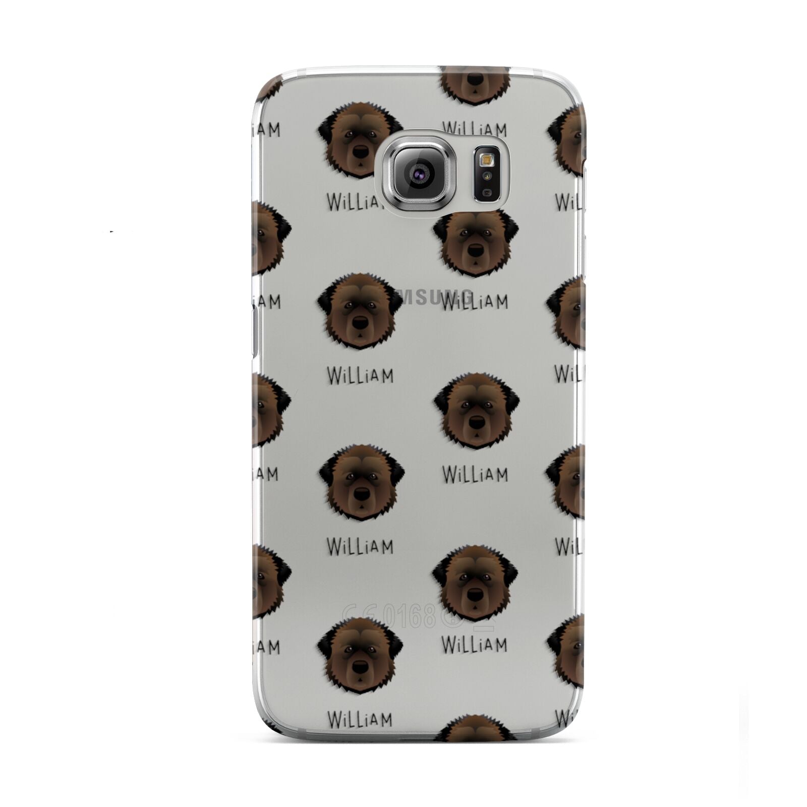 Estrela Mountain Dog Icon with Name Samsung Galaxy S6 Case