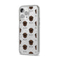 Estrela Mountain Dog Icon with Name iPhone 14 Pro Max Glitter Tough Case Silver Angled Image