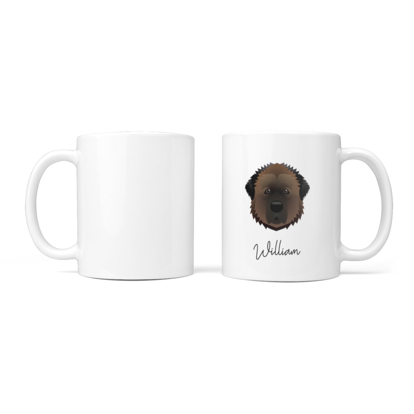 Estrela Mountain Dog Personalised 10oz Mug Alternative Image 3