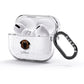 Estrela Mountain Dog Personalised AirPods Glitter Case 3rd Gen Side Image