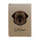 Estrela Mountain Dog Personalised Apple iPad Gold Case