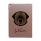 Estrela Mountain Dog Personalised Apple iPad Rose Gold Case