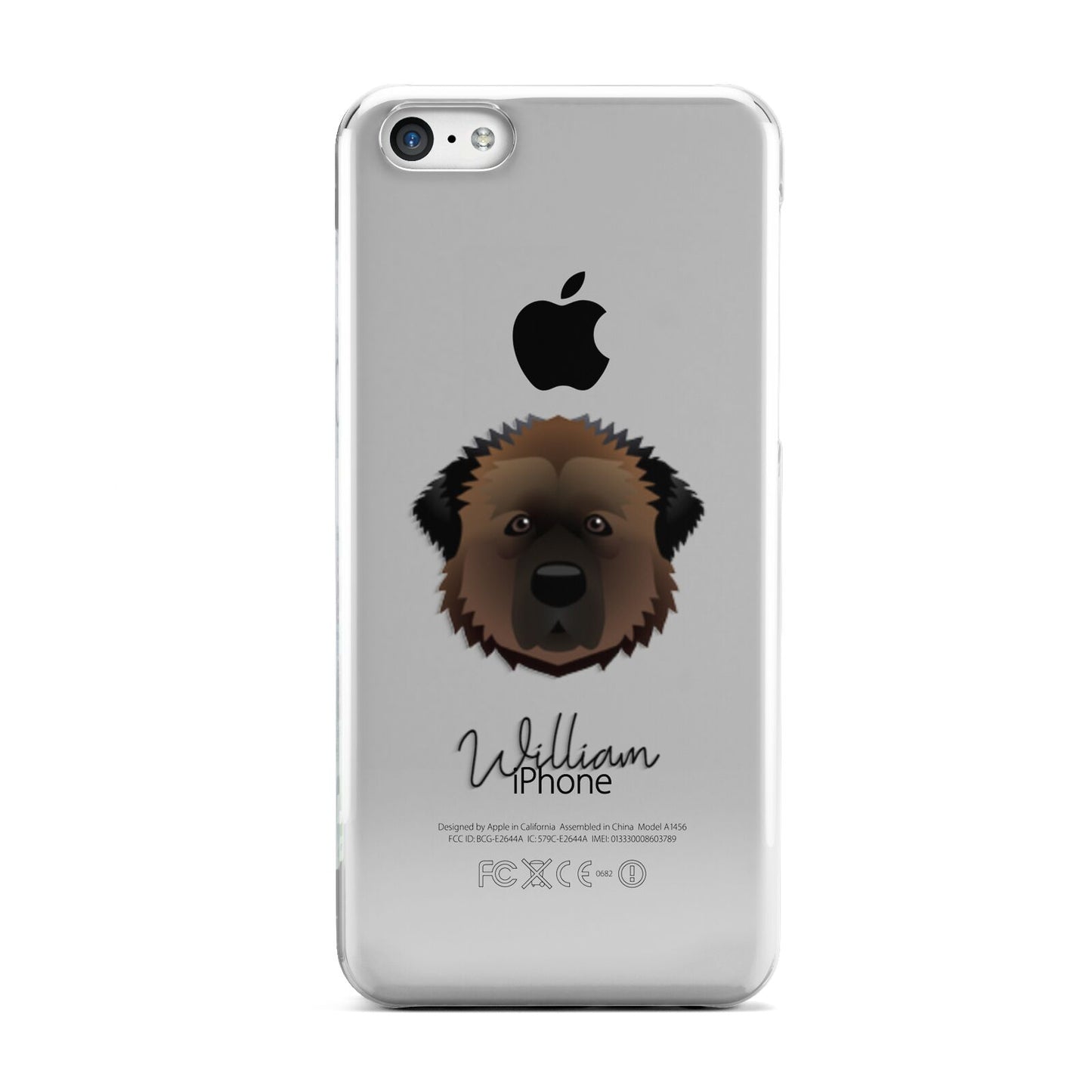 Estrela Mountain Dog Personalised Apple iPhone 5c Case