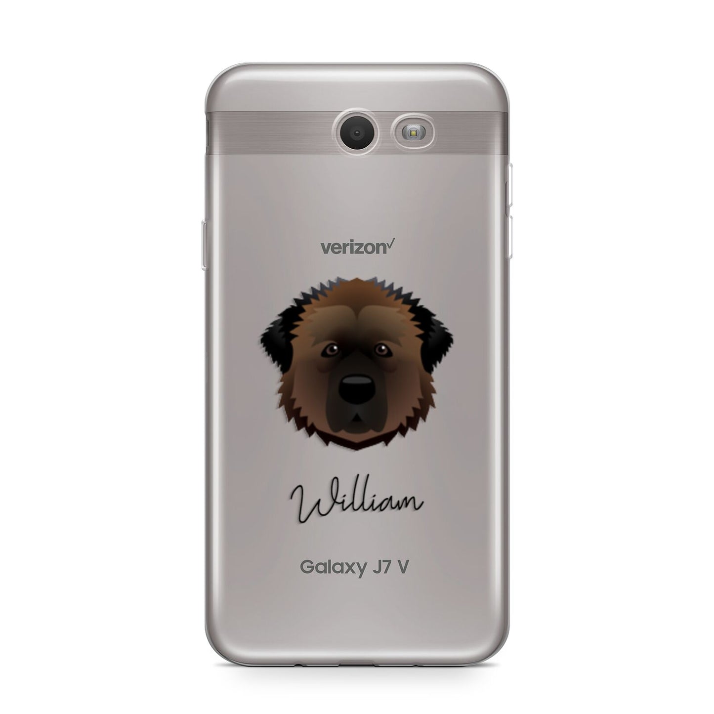 Estrela Mountain Dog Personalised Samsung Galaxy J7 2017 Case
