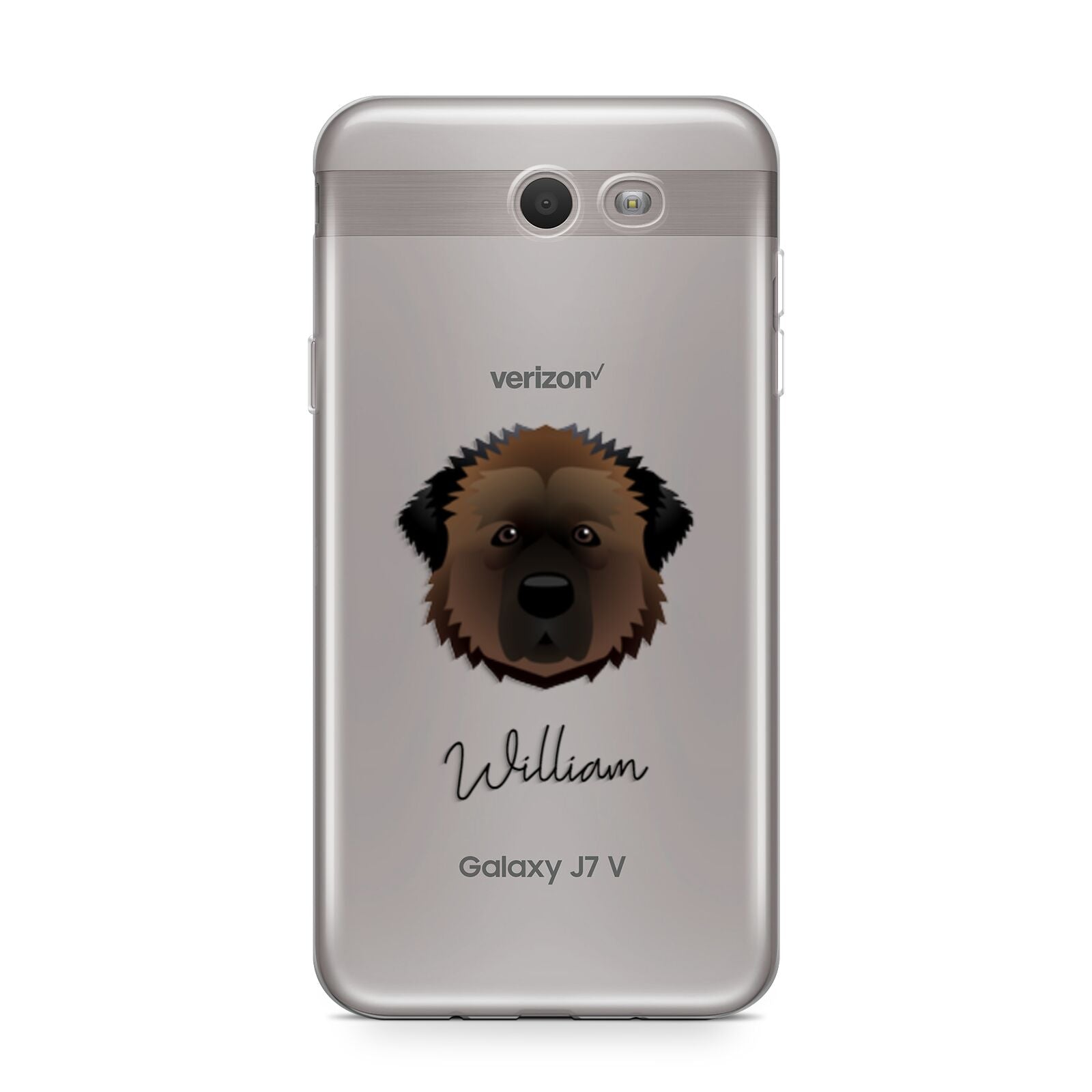 Estrela Mountain Dog Personalised Samsung Galaxy J7 2017 Case