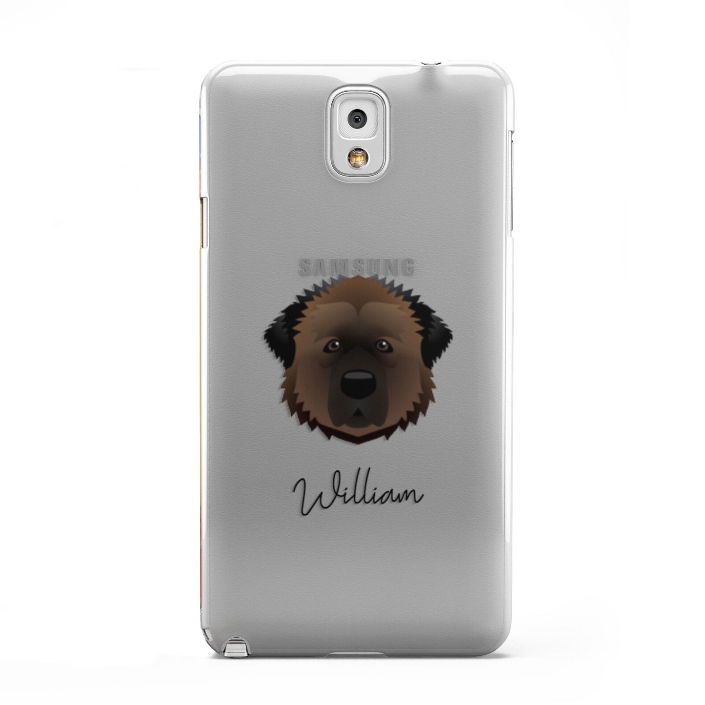 Estrela Mountain Dog Personalised Samsung Galaxy Note 3 Case