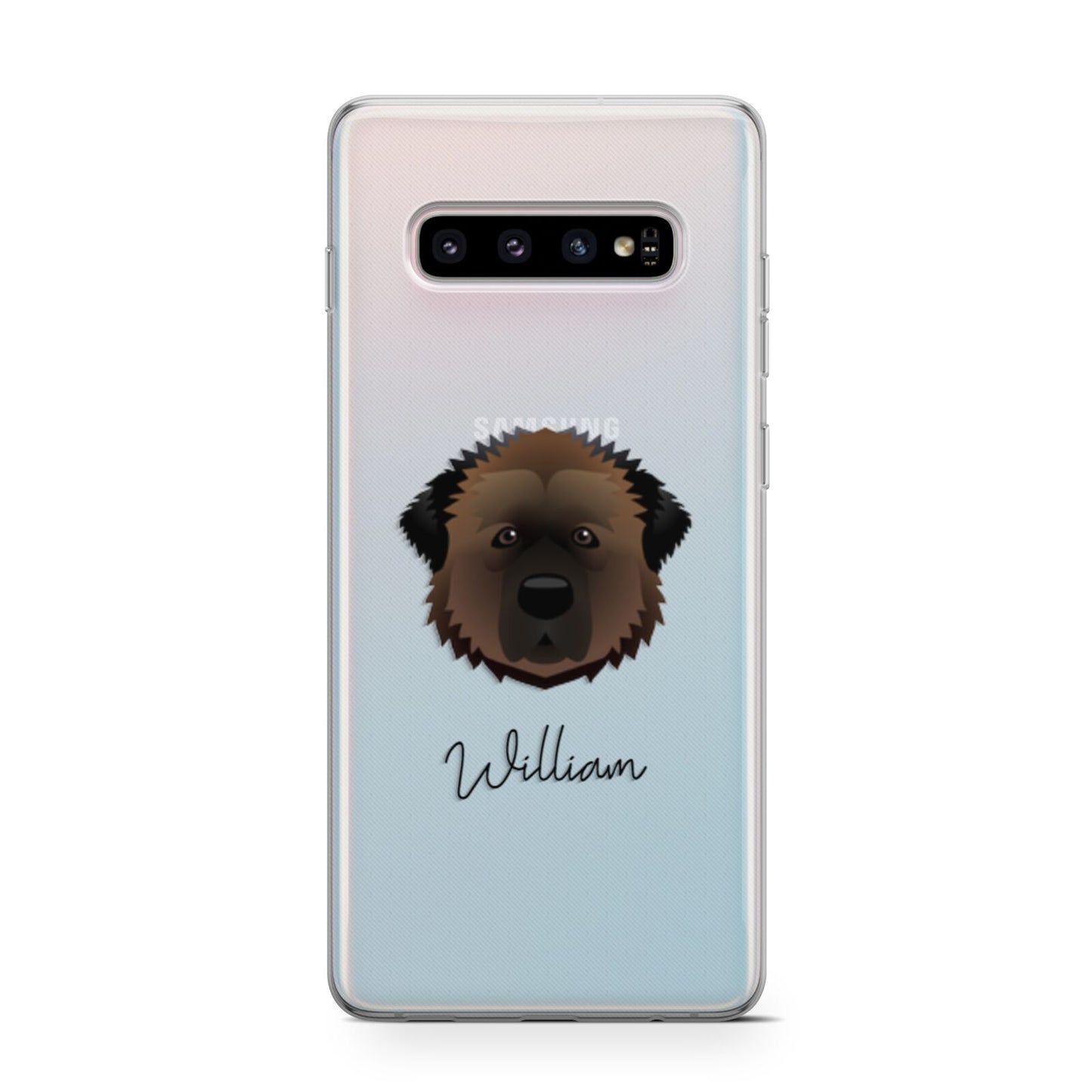 Estrela Mountain Dog Personalised Samsung Galaxy S10 Case