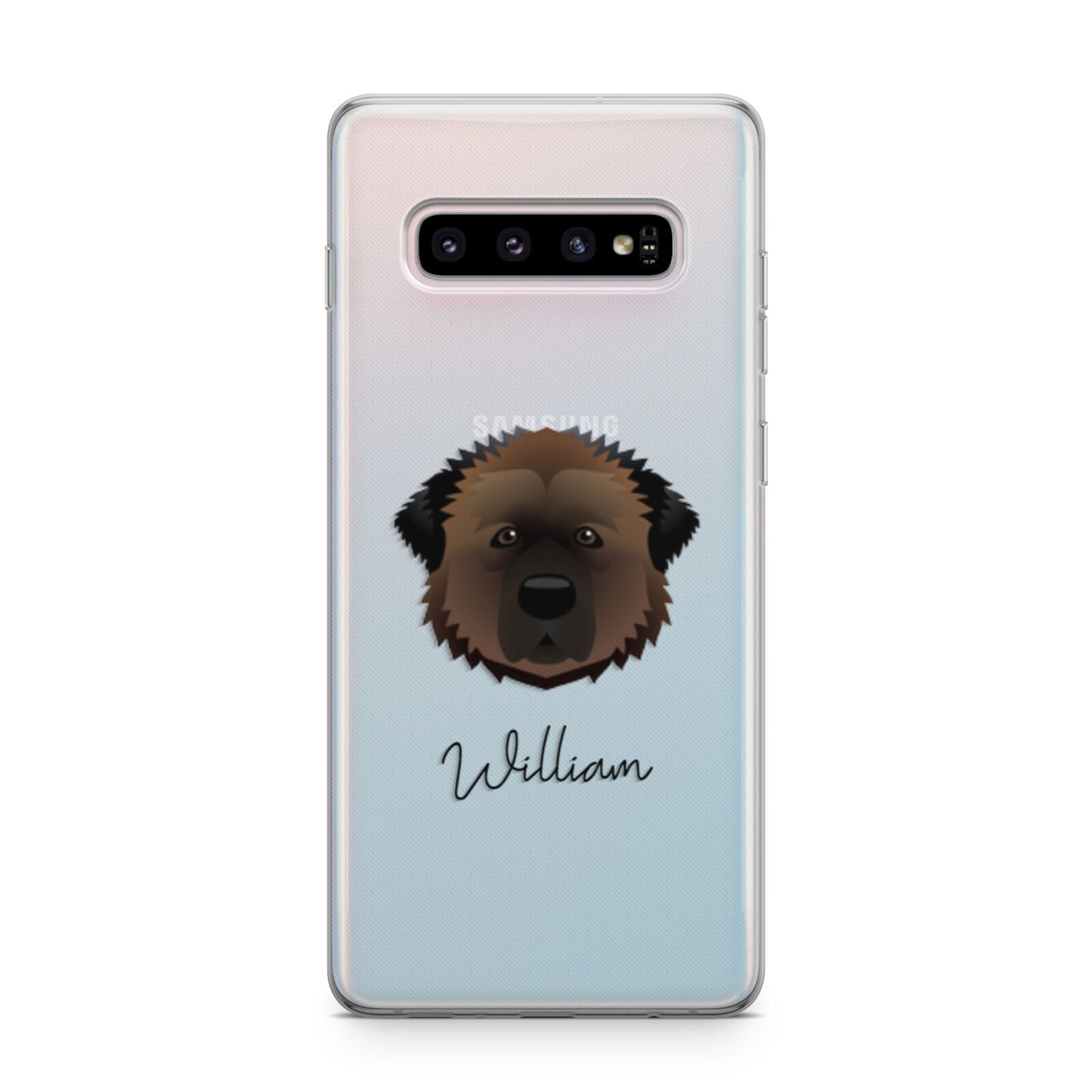 Estrela Mountain Dog Personalised Samsung Galaxy S10 Plus Case