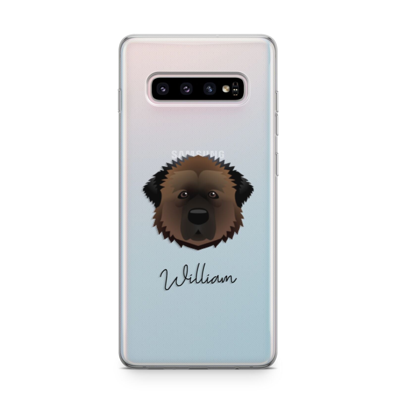 Estrela Mountain Dog Personalised Samsung Galaxy S10 Plus Case