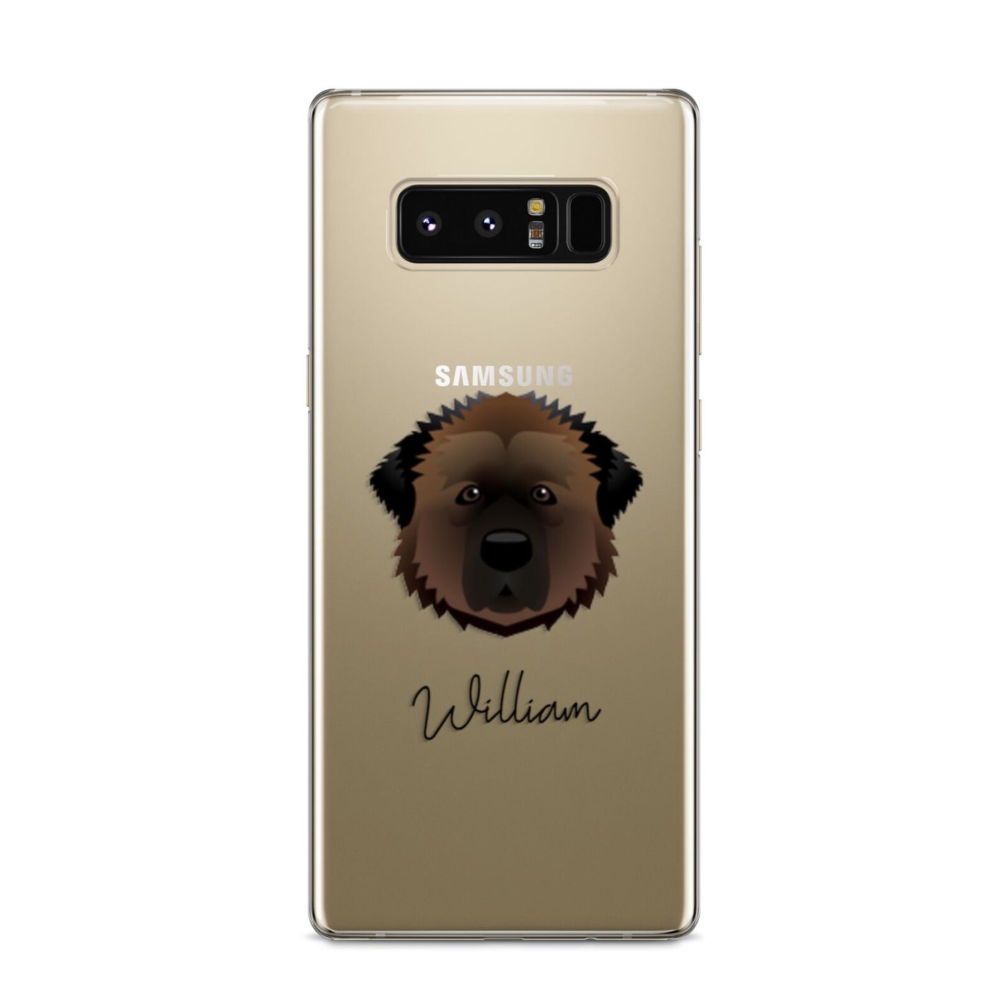 Estrela Mountain Dog Personalised Samsung Galaxy S8 Case
