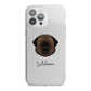 Estrela Mountain Dog Personalised iPhone 13 Pro Max TPU Impact Case with White Edges