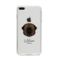 Estrela Mountain Dog Personalised iPhone 8 Plus Bumper Case on Silver iPhone