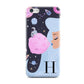 Ethereal Goddess in Space with Initial Apple iPhone 5c Case