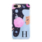 Ethereal Goddess in Space with Initial Apple iPhone 7 8 Plus 3D Tough Case