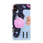 Ethereal Goddess in Space with Initial Apple iPhone XS 3D Snap Case
