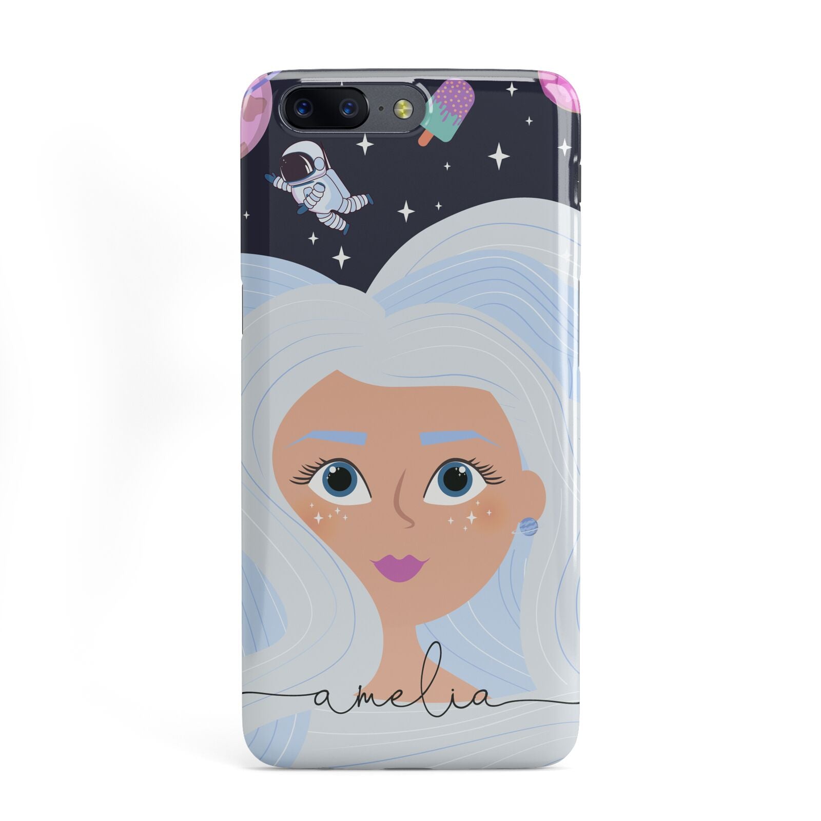 Ethereal Space Goddess with Name OnePlus Case