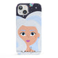 Ethereal Space Goddess with Name iPhone 13 Full Wrap 3D Snap Case