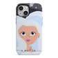 Ethereal Space Goddess with Name iPhone 13 Mini Full Wrap 3D Tough Case