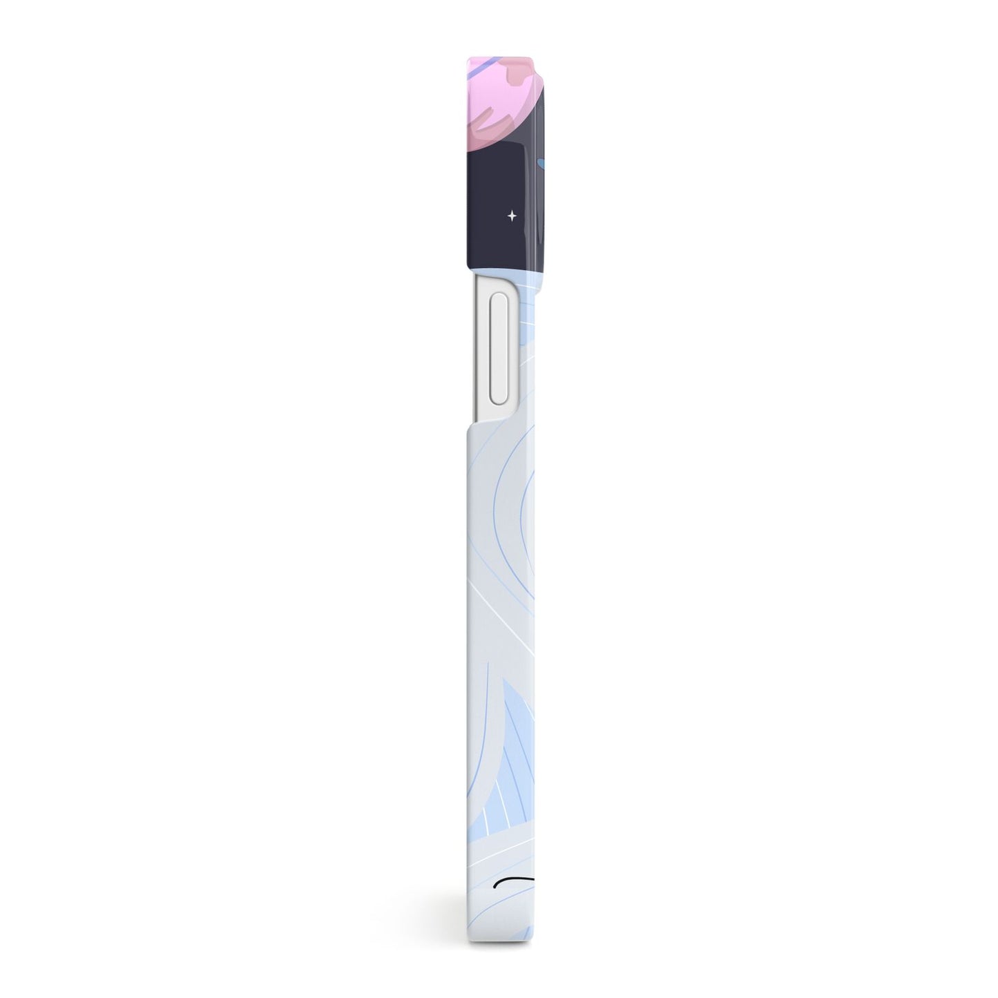 Ethereal Space Goddess with Name iPhone 13 Mini Side Image 3D Snap Case