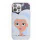 Ethereal Space Goddess with Name iPhone 13 Pro Max TPU Impact Case with White Edges